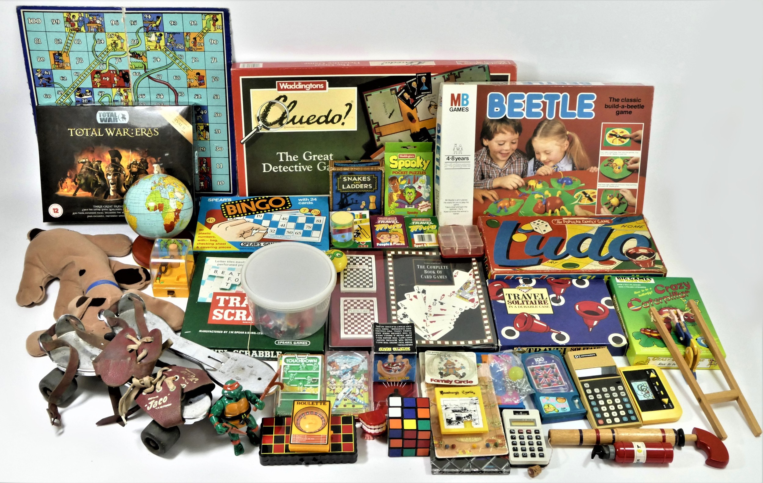 A collection of toys & games, primarily from the 1970s/80s, to include diecast models by Corgi,