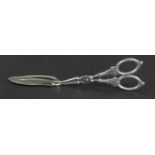A Norwegian 830 standard silver pair of pastry tongs, by Nils Hansen, Oslo,19cm, 47gm
