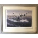 Robin Smith, Channel Dash, limited edition print, 224/500, signed in pencil by the artist and George