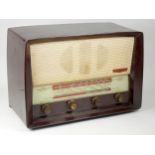 A Philco One-O-Two AM/FM valve radio, model 102
