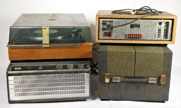 A Bush transistorised with Garrard turntable, together with a Bush transistorised stereo