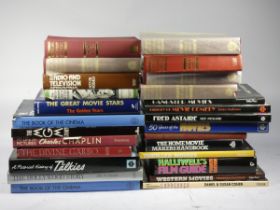A collection of hard back books, based on Hollywood, movie making, radio and tv servicing and others