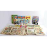 A collection of children's comics and books, to include the Beano, Viz, Smut, Spike and others, also