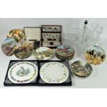 Twenty two collectors plates (two boxed), from makers to include Royal Doulton, Knowles, Worcester