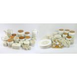 Hornsea Pottery Fleur pattern part tea and dinner service, to include twelve cups and saucers,