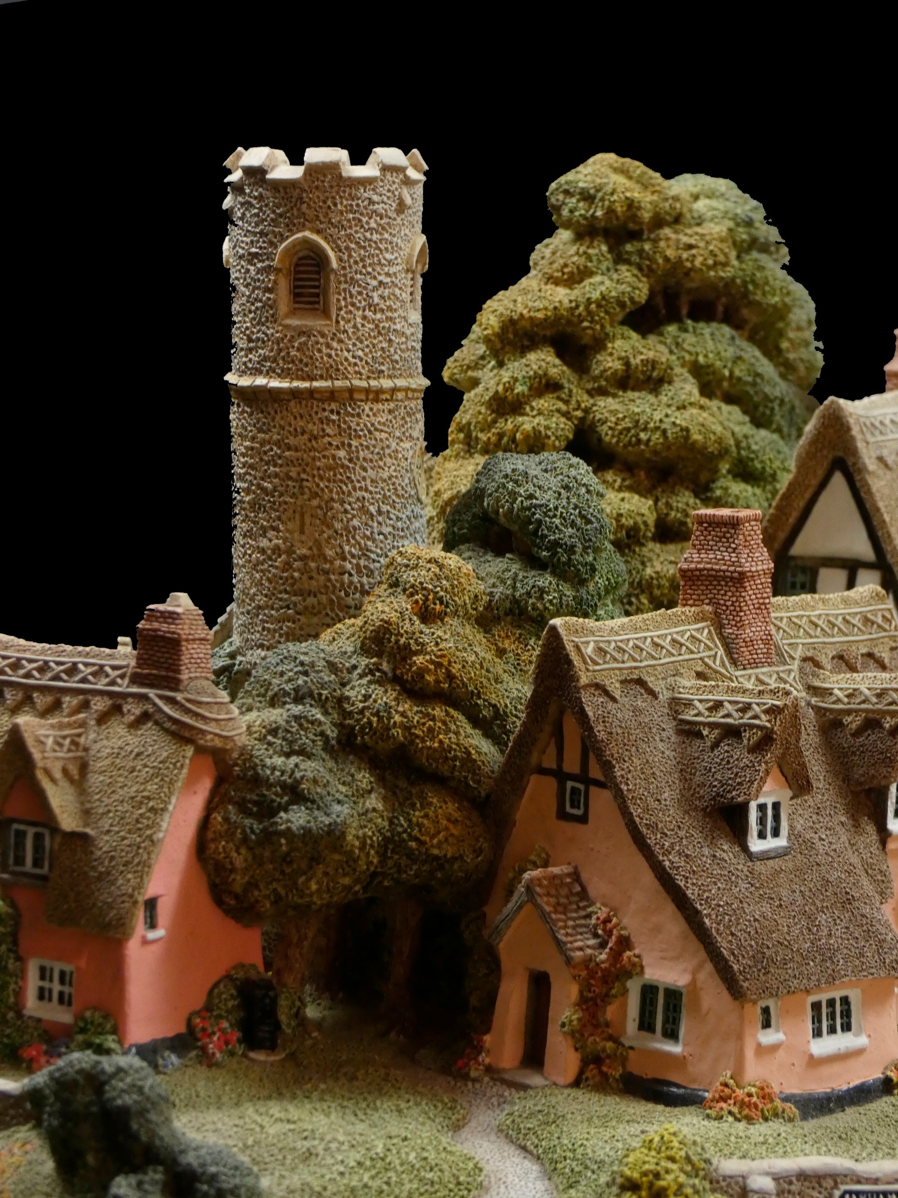 A substantial Lilliput Lane handmade model entitled "Saxham St Edmunds" village scene, limited - Image 2 of 4