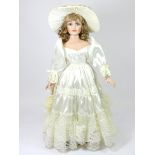 A bisque porcelain doll 'Elizabeth' Alberon series, sculptured by Christopher Paul and