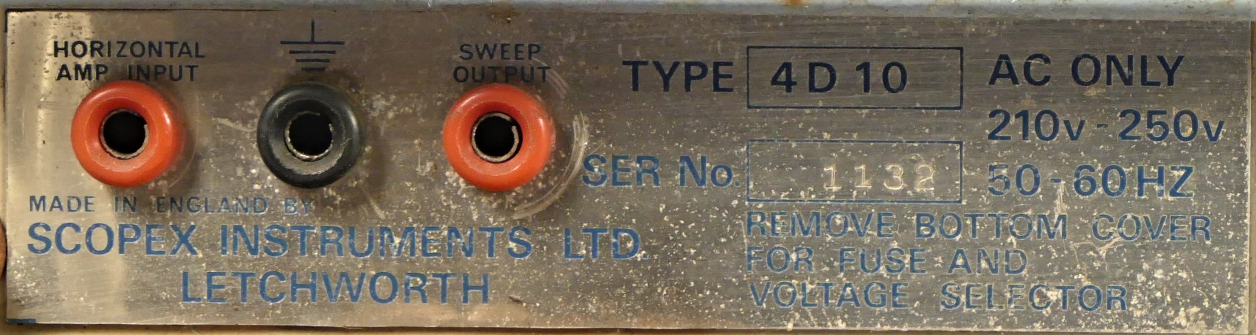 A Scopex 4D 10 Oscilloscope - Image 2 of 3