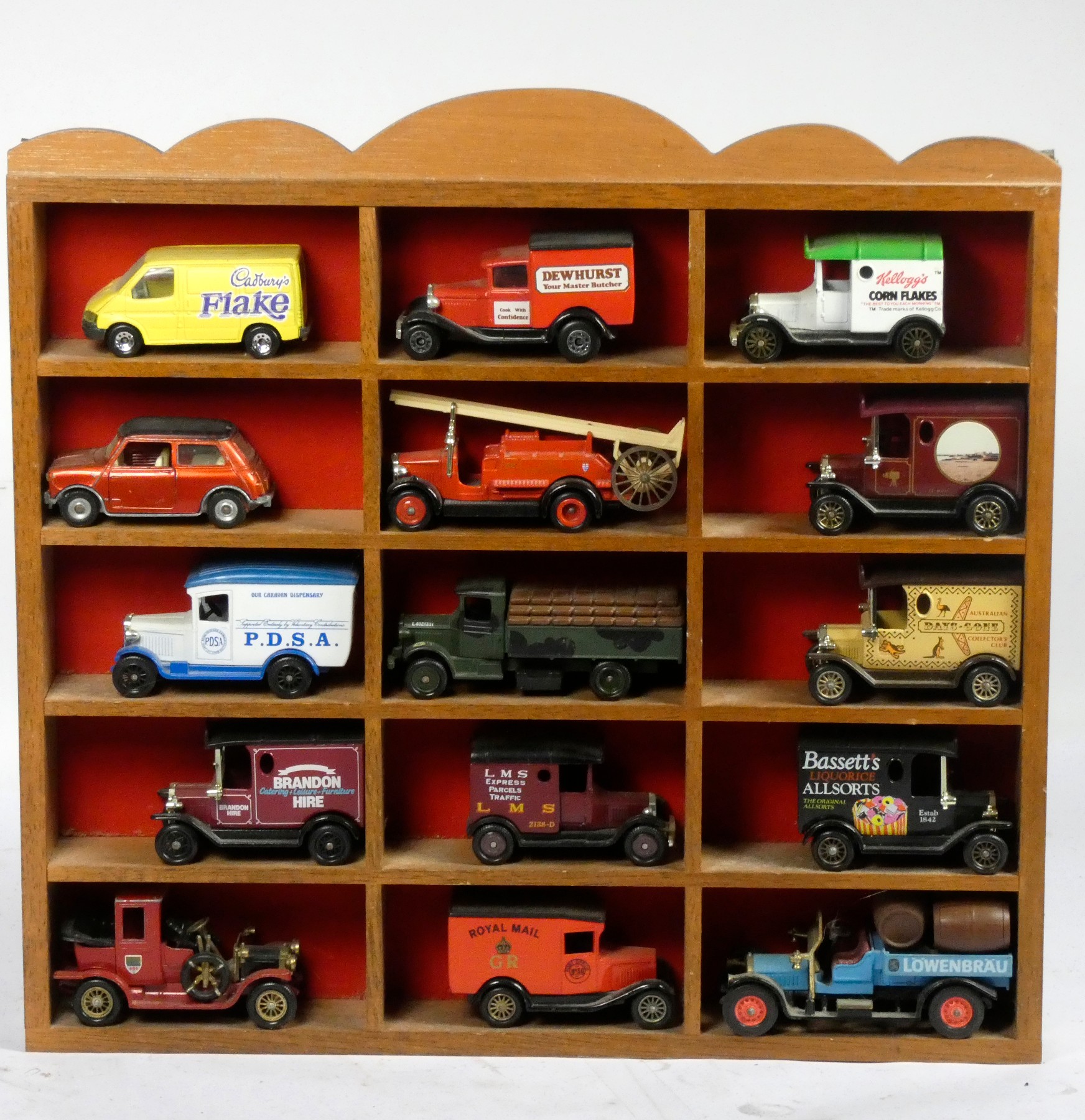 A collection of 36 die-cast vehicles, including brands such as Corgi, Maisto, Days Gone, Bobcat,