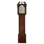 Joseph Durward, Edinburgh, a Scottish George III 8 day oak longcase clock, late 18th/early 19th