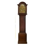 Francis Moore, Ferrybridge, a George III oak 8 day longcase clock, the 12" brass dial with