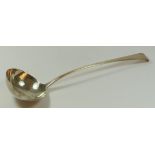 A George III silver Old English pattern ladle, by William Eley & William Fern, London 1810, 171gm.