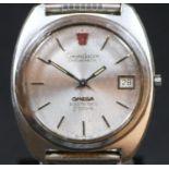 Omega Constellation Chronometer Electronic F300Hz, a stainless steel date quartz gentleman's