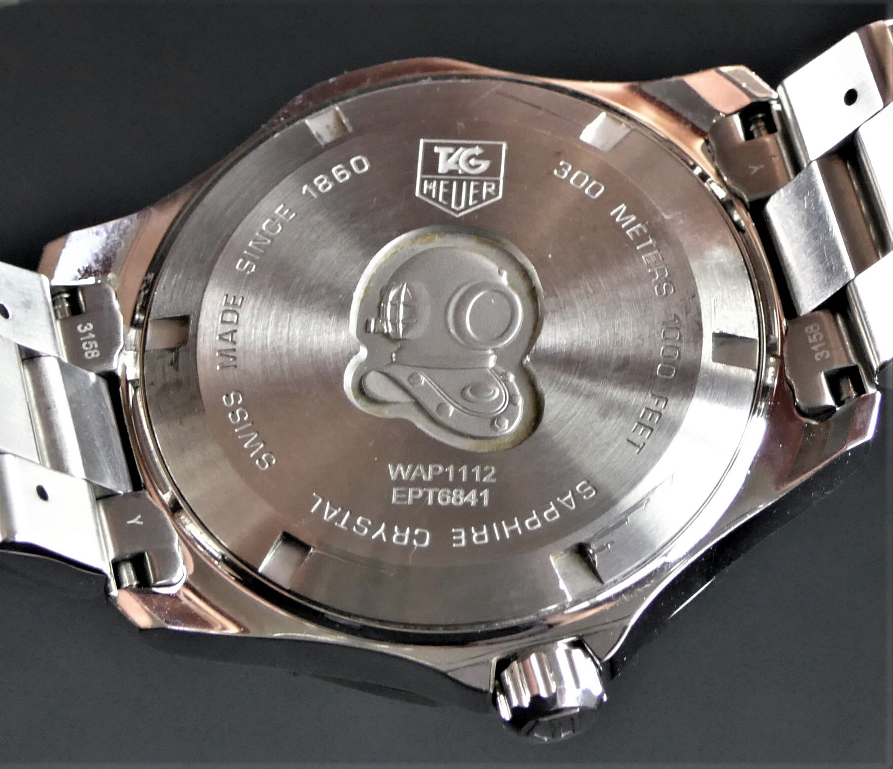 Tag Heuer Aquaracer, 300 meters, a gentleman's stainless steel quartz date wristwatch, ref - Image 6 of 6