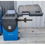 A James Boon Technologies JBT 1500 automatic wheel balancer, c. 2017, for sale due to closure of