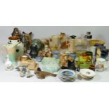 A substantial collection of ceramics and glassware, six boxes, to include a Slyvac vase, A Hornsea