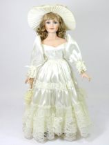 A bisque porcelain doll 'Elizabeth' Alberon series, sculptured by Christopher Paul and