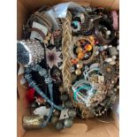 A large quantity of modern costume jewellery