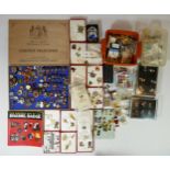 A substantial collection of pin badges, mainly from the 90s, including themes such as Premier League