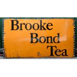 Brooke Bond Tea, a single sided vitreous enamel advertising sign, 84 x 153cm.