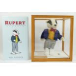 Steiff, Bill Badger plush figure, Rupert Classics, limited edition number 422 of 1500 complete