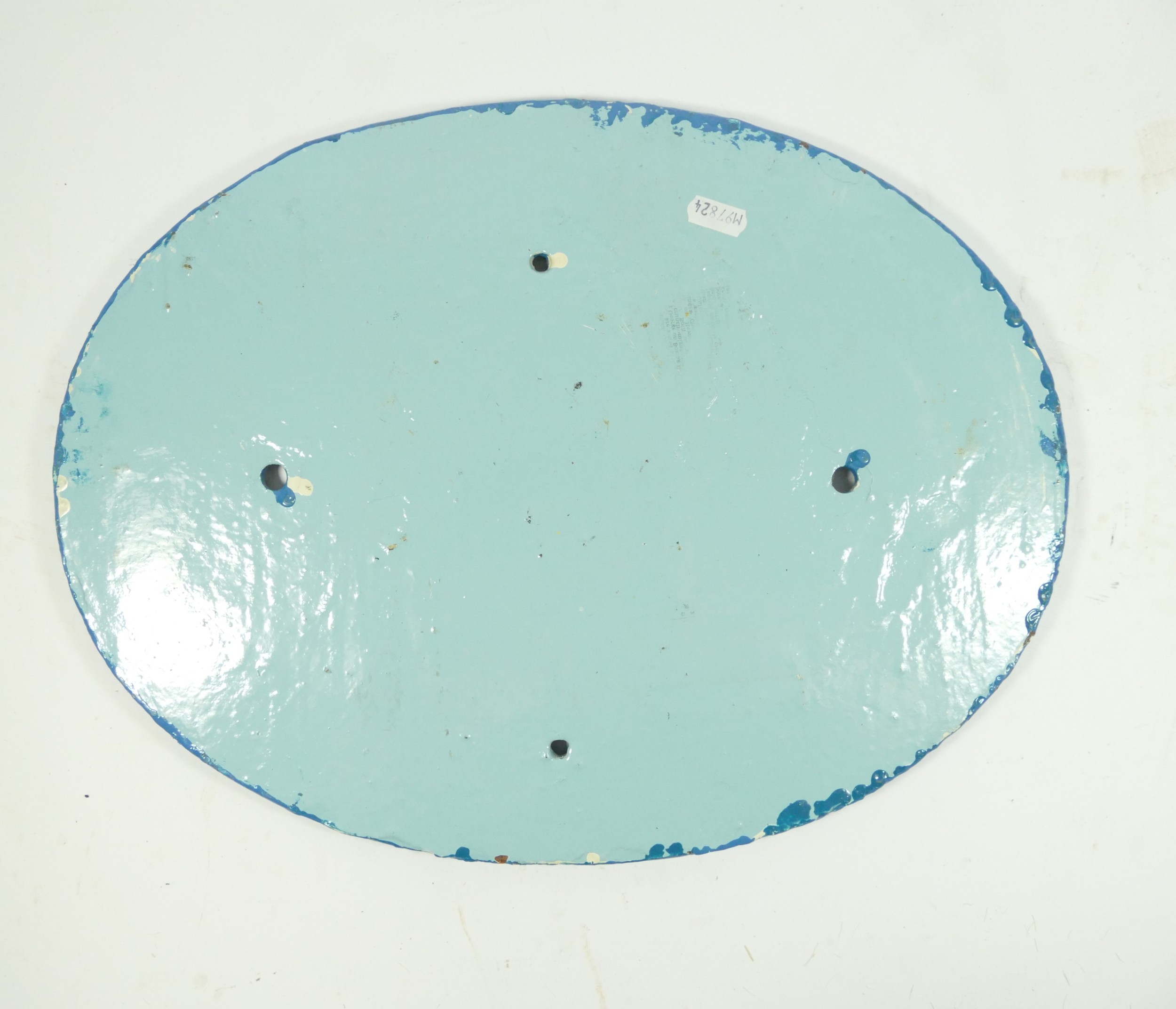 Oval cast iron railway bridge plate, GNR 6, 43 x 32cm. - Image 2 of 2