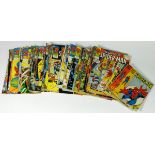 Nine Marvel Spider-Man Pocket Book graphic novels, issue #1, #2, #3, #4, #5, #6, #8, #15 and #16,