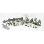 A substantial collection of Games Workshop figures and scenerY