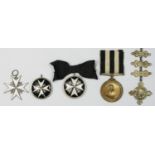 Order of St. John, awarded to Pte. A. Chichester, London, 1957 and other St. John medals