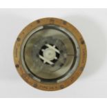 A WWII era R.A.F. hand bearing compass, Type O6.A, 6A/1248, A.M. crowned, No. 19764D, brass case,