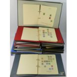 16 folders of All World, including G.B., 1841 Penny Red and Two Pence Blue, used half crown