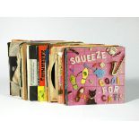 Thirty Four vinyl singles, to include Elvis Costello - Oliver's Army (ADA31), Squeeze - Cool For
