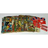 Thirty one issues of Marvel's Captain Britain, issues 1 through 33 (missing #16, #17, #18, #29, #30,