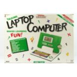 A Grandstand IQ Builders laptop computer, by Vtech, original box and manual