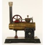 Gebruder Bing, a horizontal live steam stationary engine, 1912 - 23 diamond makers mark,