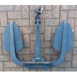 A Stockless anchor, 74 between flukes x 92cm, please note this is very heavy