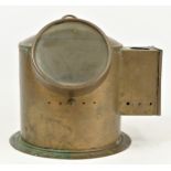An early 20th century German 13cm compass with binnacle, by C. Plath, Hamburg, light compartment