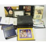 A collection of 16 folders of mainly Commonwealth Commemorative stamps, Royal Family, Diana and
