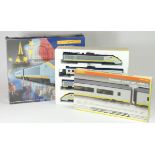 Hornby OO gauge Eurostar collection, to include a class 373 powered loco, a class 373 unpowered loco