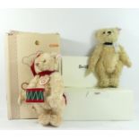 Steiff, Teddy Bear, 'The Little Drummer Boy' drum carrying wind up musical bear, limited edition