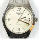 Tissot, 1853, a stainless steel date automatic gentleman's wristwatch, serial number T038207A, TKL-