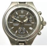 Tissot 1853 Titanium Chronograph, a stainless steel date quartz gentleman's multi dial