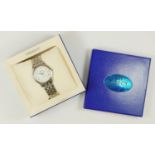 Tissot, PR50, a stainless steel date quartz gentleman's wristwatch, ref J172/272K, 34mm, box.