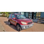 2003 Toyota RAV 4, NV 1.8 3dr petrol. Registration number MV53 LHT. VIN number JTEXR20V000019591.