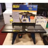 A Power Craft router table - PRT150 (boxed).
