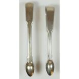 Two George IV silver fiddle pattern sugar tongs, London 1820, 89gm