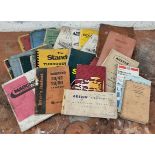 A collection of motorcar and tractor/framing manuals, including Vanden Plas Princess 3lt, and