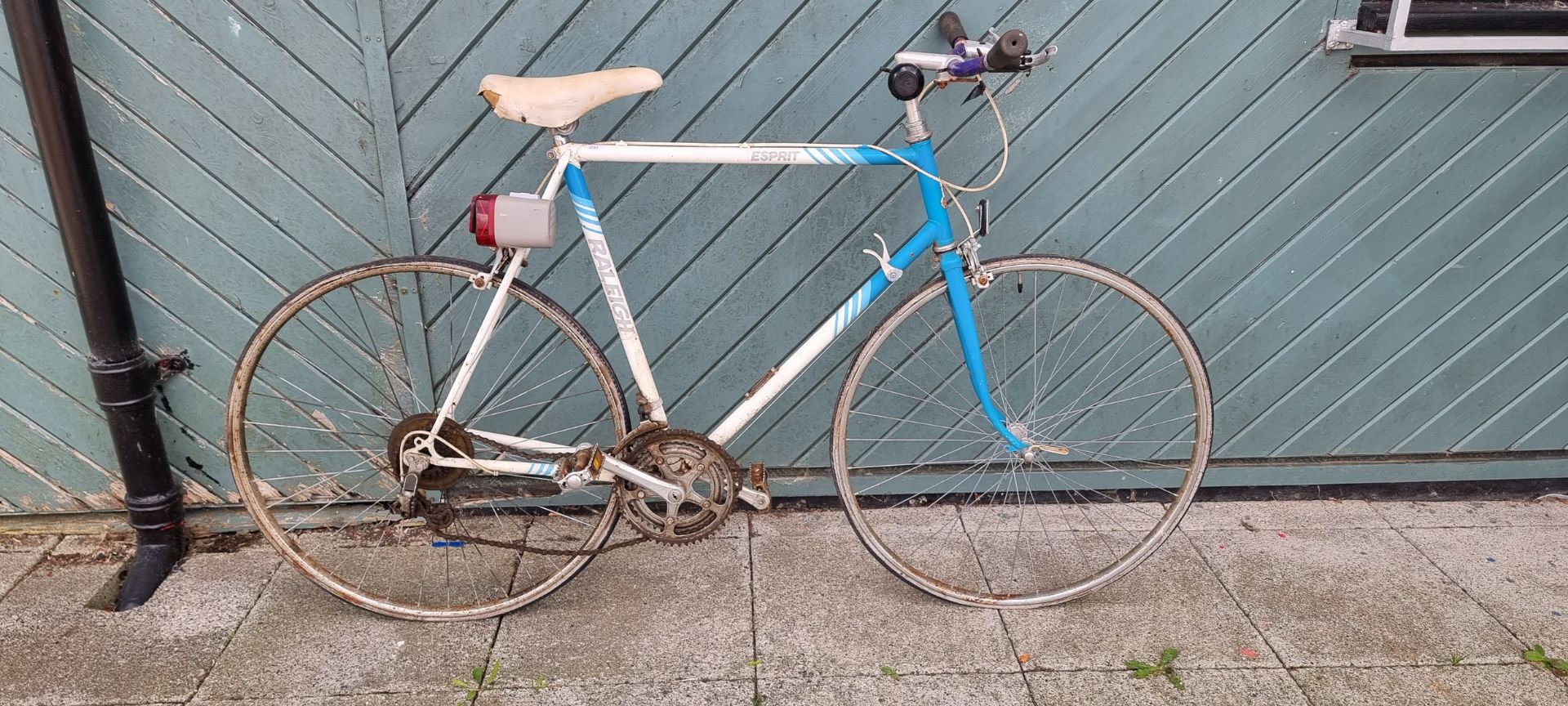 A Raleigh Esprit racing bicycle.