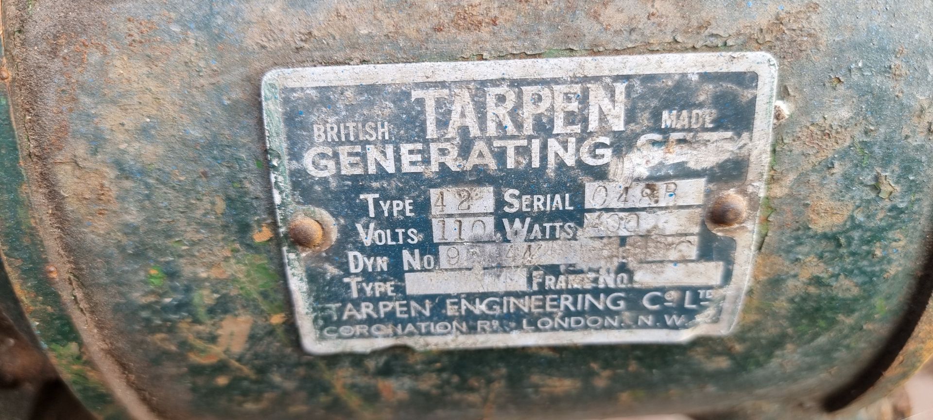 A Tarpen generator - Image 2 of 2