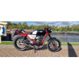 2017 Hanway HC125 Cafe Racer, 125cc. Regsitration number YH67 DDA. Frame number SJVHC121X HU000081.